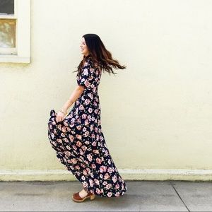 ROOLEE floral maxi dress